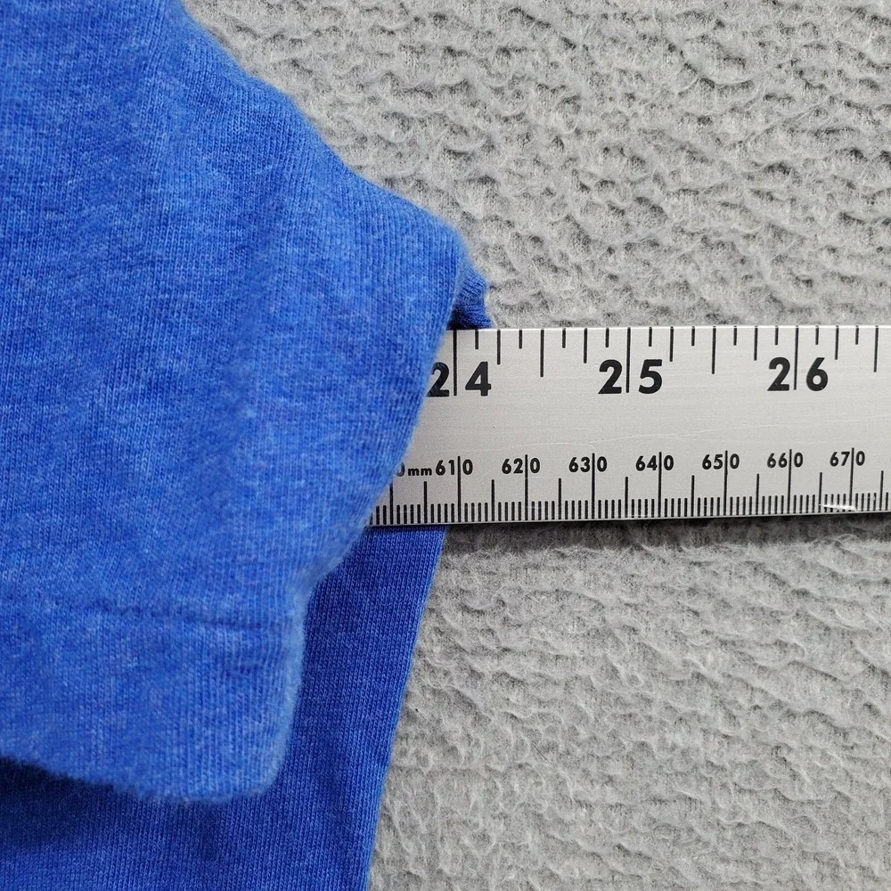 Polo Ralph Lauren Men Shirt XL Blue Logo‎ Embroidered Short Sleeve Crew Neck